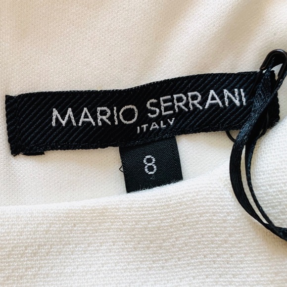 New! Mario Serrani of Italy Beautiful White Dress - Picture 15 of 16